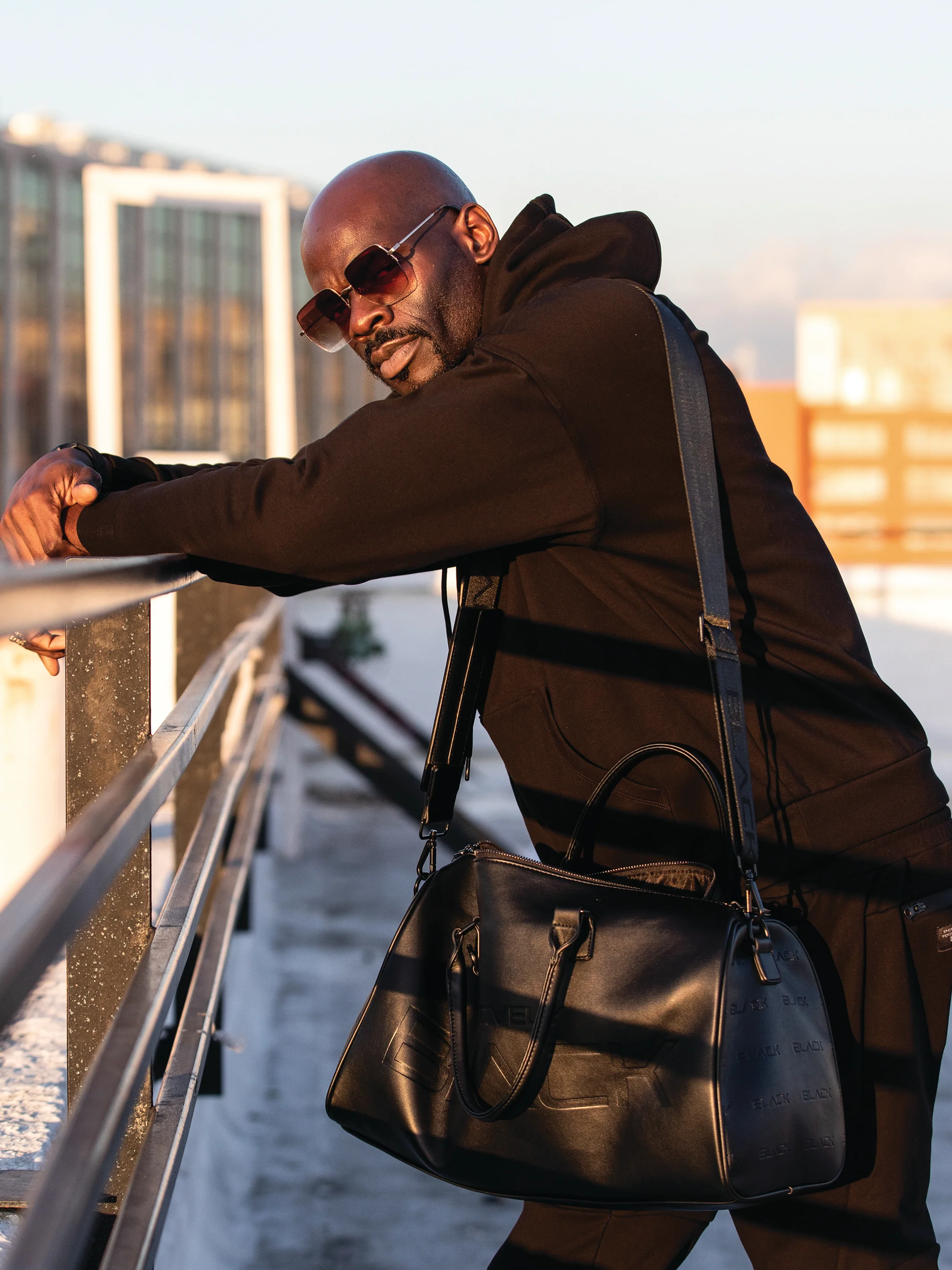 Actively Black Luxe Weekender Bag - Image 9