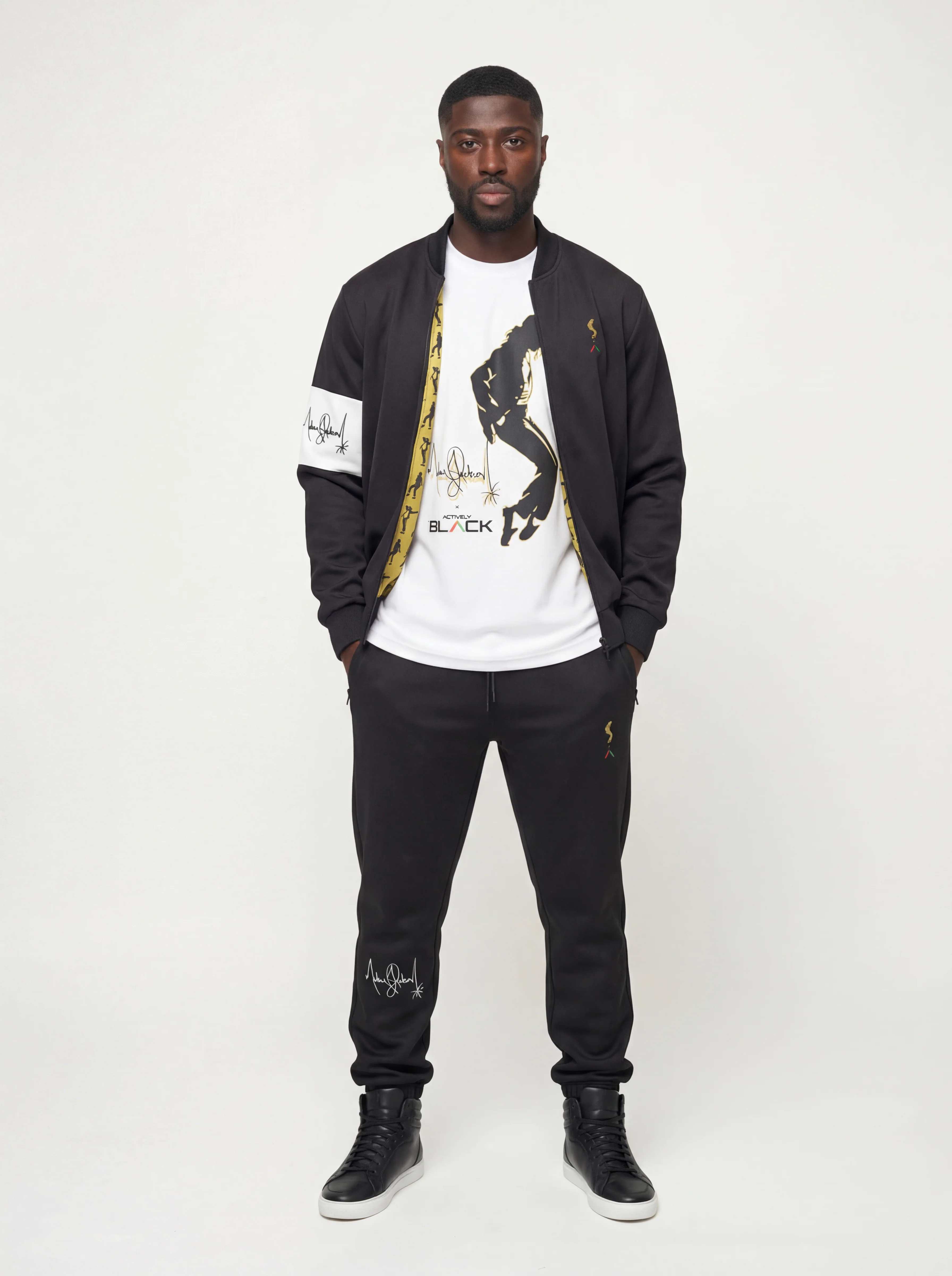 Michael Jackson x Actively Black Moonwalker Jacket - Image 7