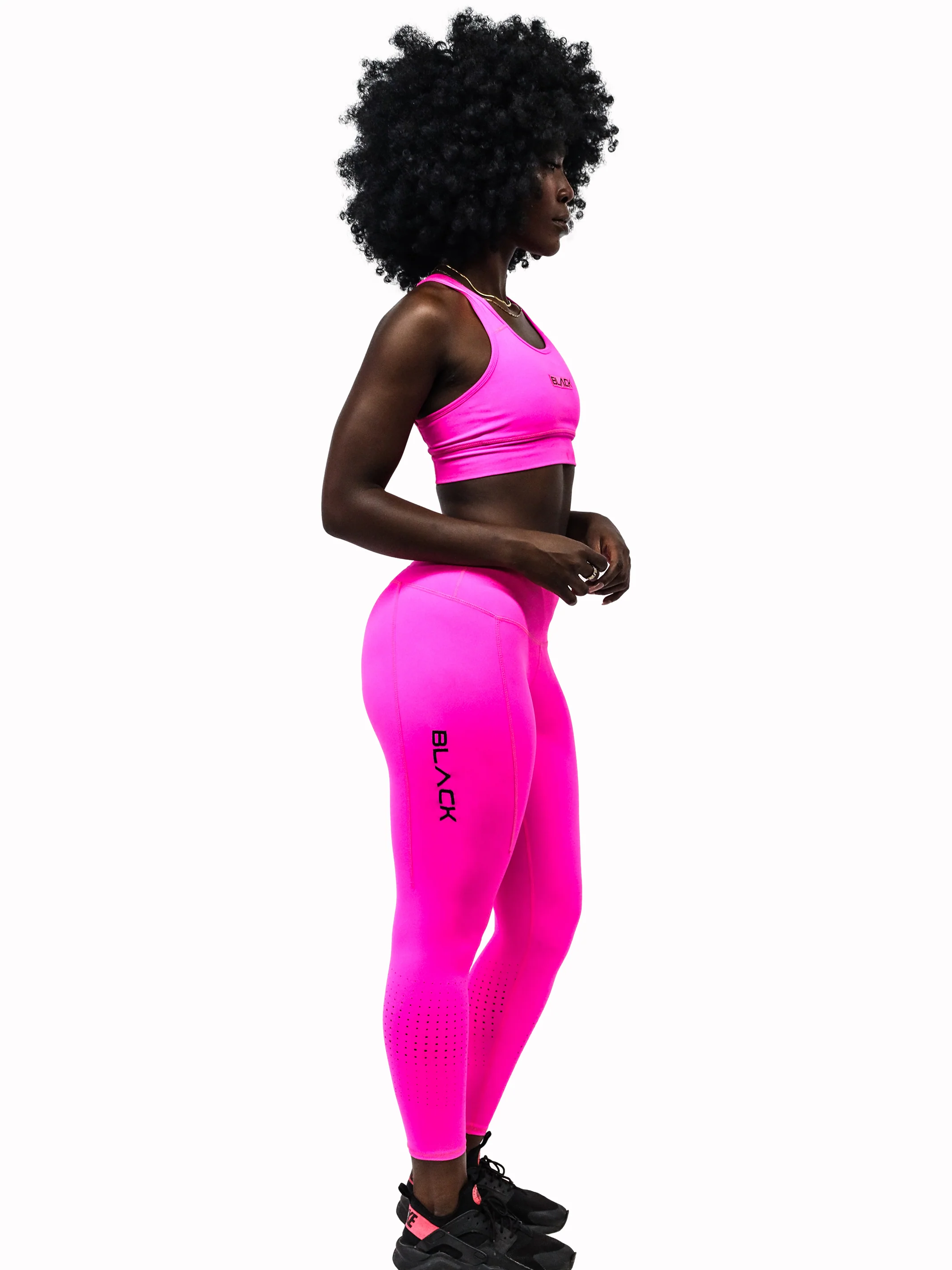 Women's Neon Performance Tights - Image 3